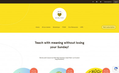 beehealthystories.com.au screenshot
