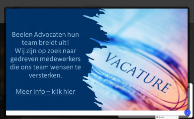beelenadvocaten.be screenshot