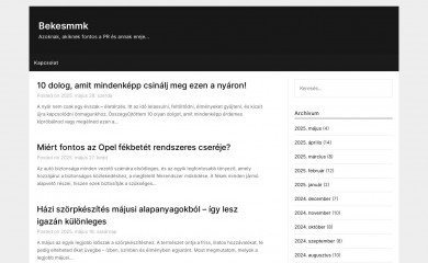 bekesmmk.hu screenshot
