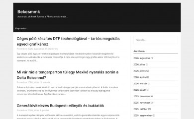 bekesmmk.hu screenshot
