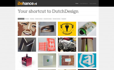 behance.nl screenshot