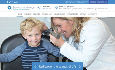 belairhearingaids.com screenshot