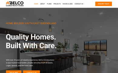 belcoconstructions.com.au screenshot