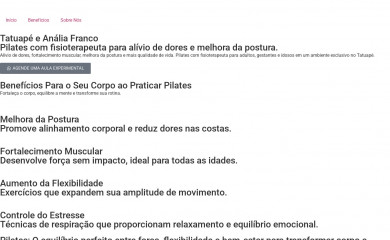 belcorpuspilates.com.br screenshot