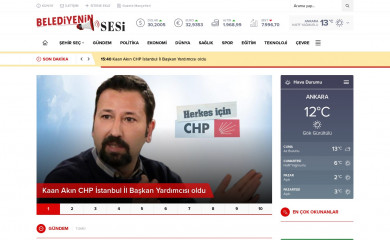 belediyeninsesi.com screenshot