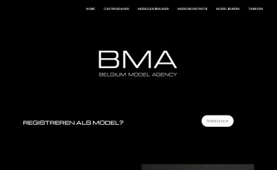 belgiummodelagency.be screenshot