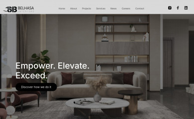 belhasainteriors.com screenshot