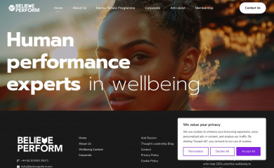believeperform.com screenshot