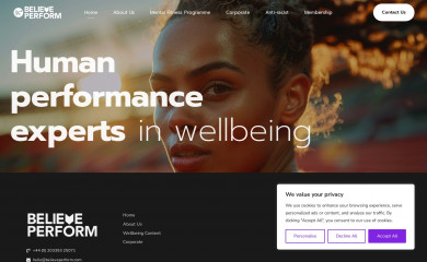 believeperform.com screenshot