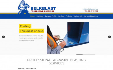belkblast.com.au screenshot