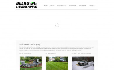 belkolandscaping.com screenshot