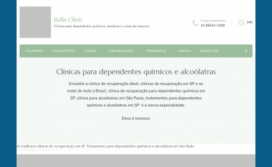 bellaclinic.com.br screenshot