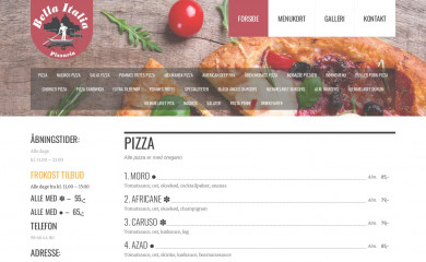 bellaitalia-hornum.dk screenshot
