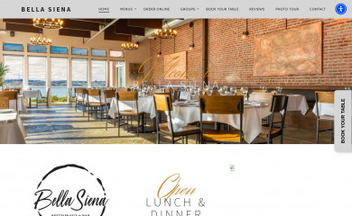 bellasienarestaurant.com screenshot