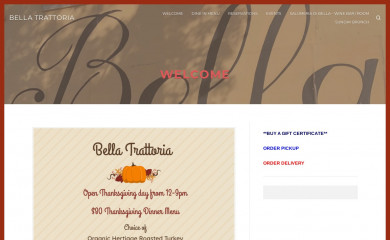 bellatrattoriasf.com screenshot