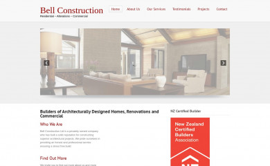 bellconstruction.co.nz screenshot