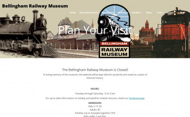 bellinghamrailwaymuseum.org screenshot