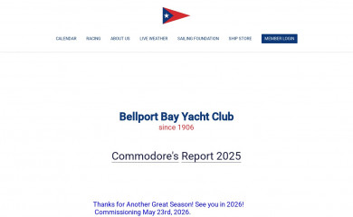 bellportbayyachtclub.org screenshot