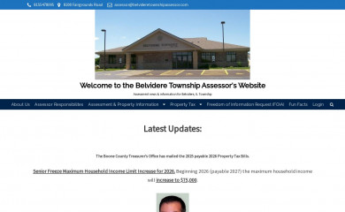 belvideretownshipassessor.com screenshot