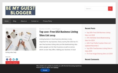 bemyguestblogger.com screenshot