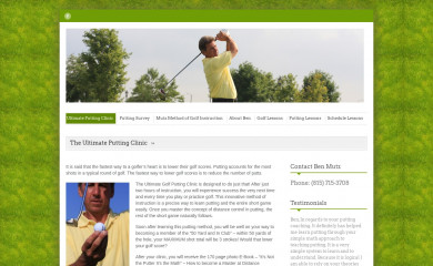 benmutzgolf.com screenshot