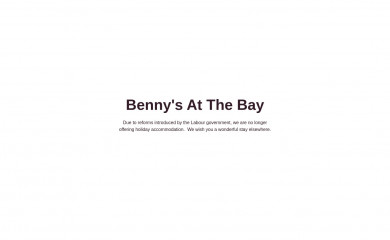 bennysatthebay.com screenshot