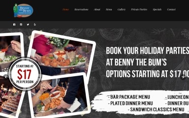 bennythebums.com screenshot