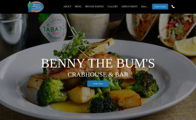 bennythebums.com screenshot