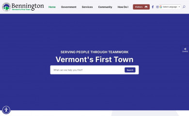 benningtonvt.org screenshot