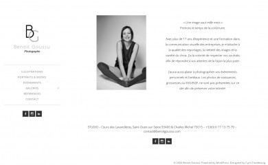 benoitgoussu.com screenshot