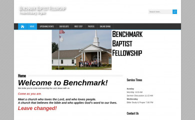 benchmarkbaptist.org screenshot