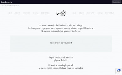bendyyoga.co.uk screenshot