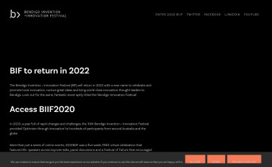 bendigoinnovationfestival.com.au screenshot
