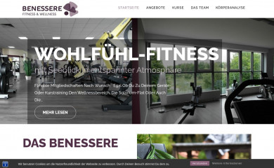 benessere-fitness.de screenshot