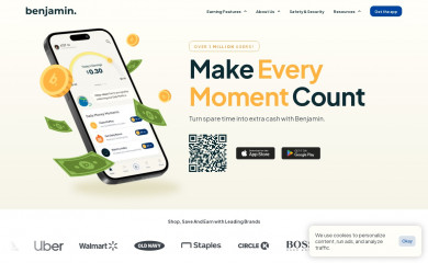 benjaminone.com screenshot