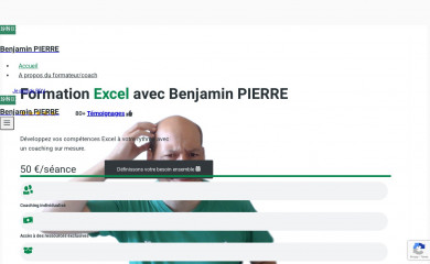 benjaminpierre.com screenshot