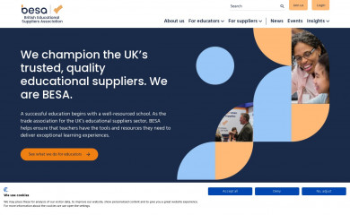 besa.org.uk screenshot