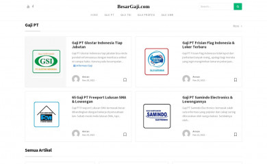 besargaji.com screenshot