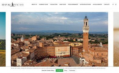 bespoketuscany.com screenshot