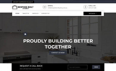 bespokebuiltsydney.au screenshot