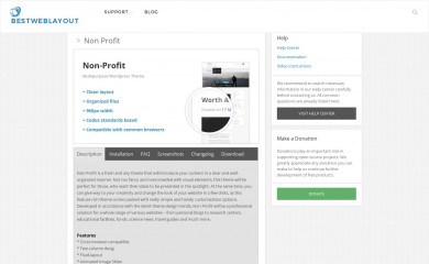 Non Profit screenshot