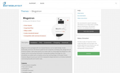 Blogotron screenshot