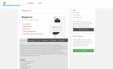 Blogotron screenshot