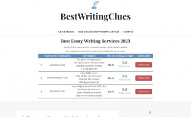 bestwritingsclues.com screenshot