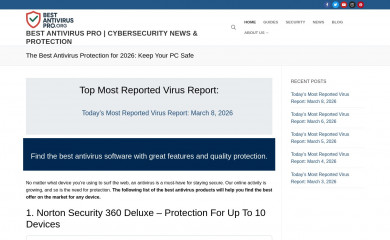 bestantiviruspro.org screenshot