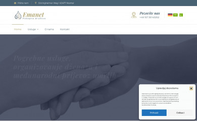 bestattung-emanet.com screenshot