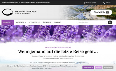 bestattung-mayer.at screenshot