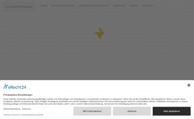 bestattungen-haas.de screenshot