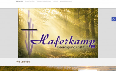 bestattungen-haferkamp.de screenshot