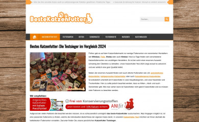 bestekatzenfutter.de screenshot